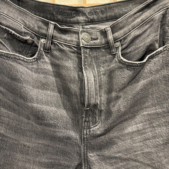 Black American Eagle Baggie Jeans - Picture 1 of 5